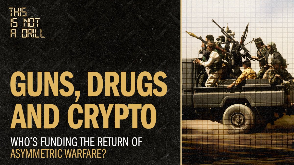 🚨 New episode 🚨 #AsymmetricWarfare is back. Armed groups from the Houthi to Hamas and Islamic State are growing, funded by the global drugs trade and even crypto. @gavinesler, @VFelbabBrown & Dr David Ucko look at a growing threat. Listen everywhere 📲 listen.podmasters.uk/TINAD2404asymm…