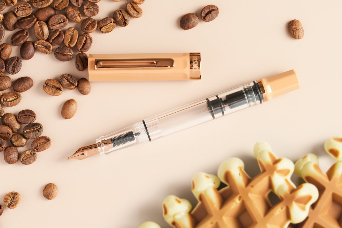 Just as we’re enjoying our coffee, the TWSBI Eco Caffe with Bronze is announced. Coming soon, and looks delicious. Due late April, with pre-ordering available a couple of days before.