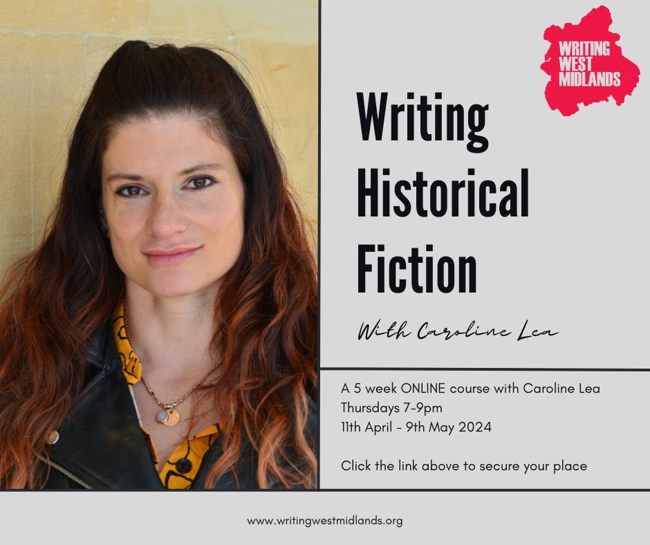 🚨 Final chance to book onto our 5-week interactive course, Writing Historical Fiction led by accomplished historical fiction author and course tutor Caroline Lea🚨 BOOK NOW: buff.ly/49ibupe 📍 Online (Zoom) 📅 Thursdays 7-9pm from 11th April - 9th May 2024