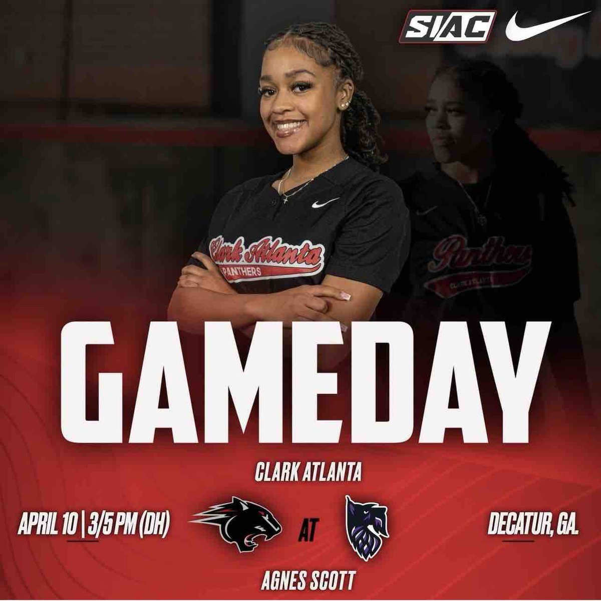 🥎 Let’s play ball, Panthers! It’s GAMEDAY as our softball team takes on Agnes Scott College in a doubleheader showdown at Oakhurst Park. Show your support at 3 & 5 PM and cheer on our fierce players to victory! 🐾💥 #PantherPride #GameDay