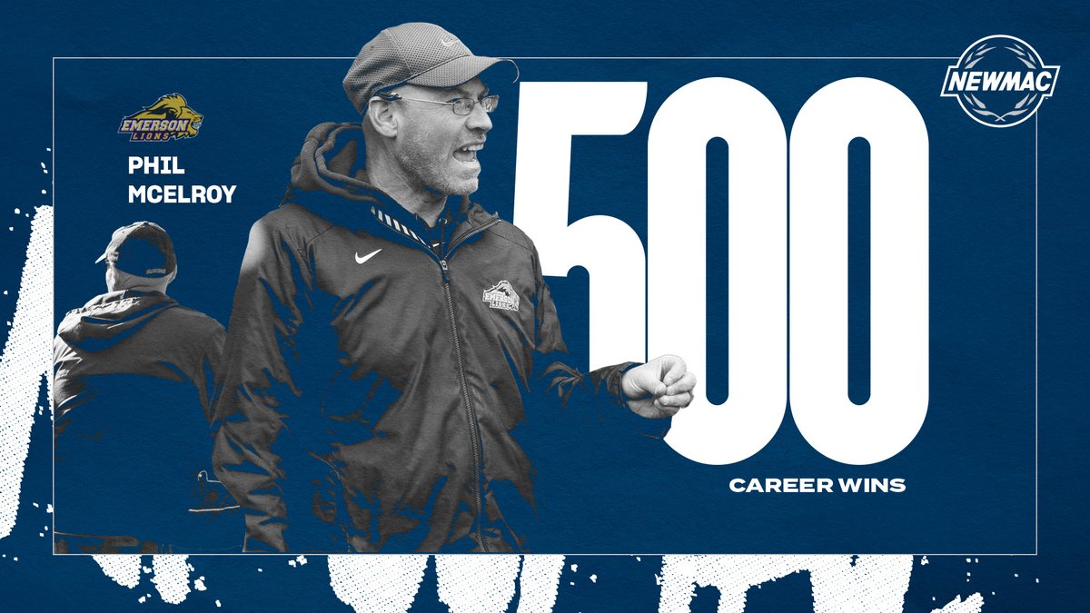 🚨CAREER MILESTONE🚨

Congratulations to @emersonlions softball head coach, Phil McElroy, who collected his 500th career win on April 9! 

McElroy has been at the helm for the Lions for 25 years. 

#GoNEWMAC // #WhyD3