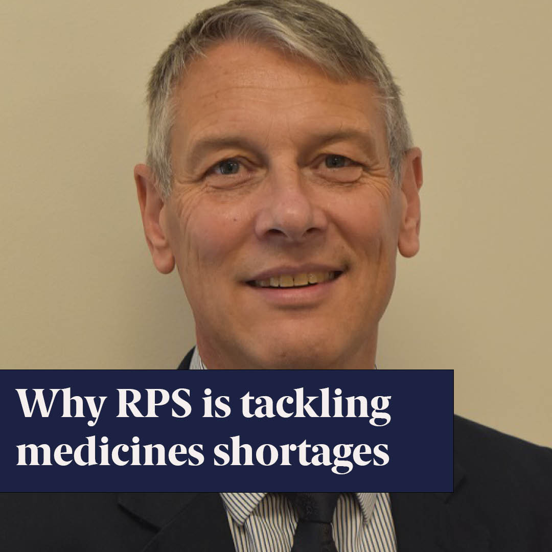 Dr Bruce Warner, Chair of our advisory group on medicine shortages explains why RPS is collaborating with experts from across pharmacy to tackle the issue and its impact on patient care and pharmacy teams: bit.ly/4cNEzfd #medicineshortages @BruceWarner