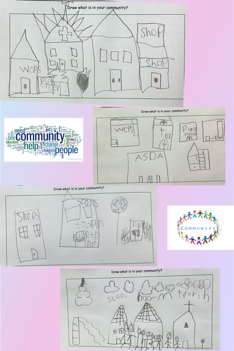 Class 3 and 4 completed their retrieval task linked to Christianity then we explored community cohesion. We drew what is in out local community before thinking about what happens in the community linked to out local church and the Christian faith. @WCommonPS @WCPSc2029 #WCPSRE