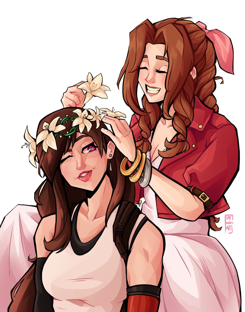 date night #ffvii #aerith #tifa #aerti