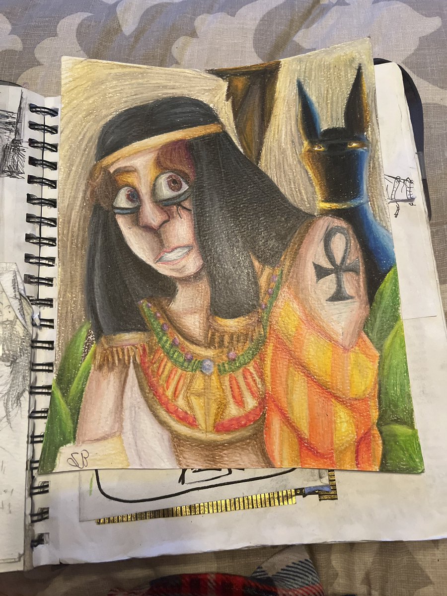 RenaiGoShame's tweet photo. I drew my AU of Brypu, just finished Bryan now’ Inpu is next (colored pencil drawings hurt so much-)
#brypu #OriginsofOlympus #Brypu #TFF #OoO #prismacolor #art https://t.co/JQ2R6xzZBy