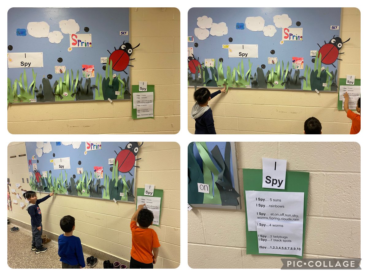 I Spy with our little eyes ….. Joyce kindergarten learners actively participated in our huge “I Spy “learning board . The entire school are invited and are eagerly finding the items. ⁦@trinimako1⁩ ⁦@TDSB_JoycePS⁩