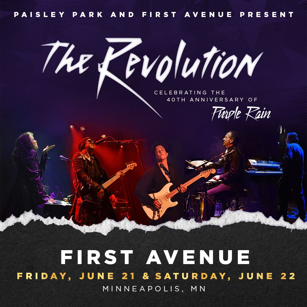 Just Announced: @therevolution - Wendy, Lisa, Bobby Z, Brownmark and Dr. Fink - performing in honor of the historic 40th anniversary of Purple Rain at First Avenue on Fri, June 21 & Sat, June 22. Note: All tickets will be NON-TRANSFERRABLE & there is NO RESALE allowed.