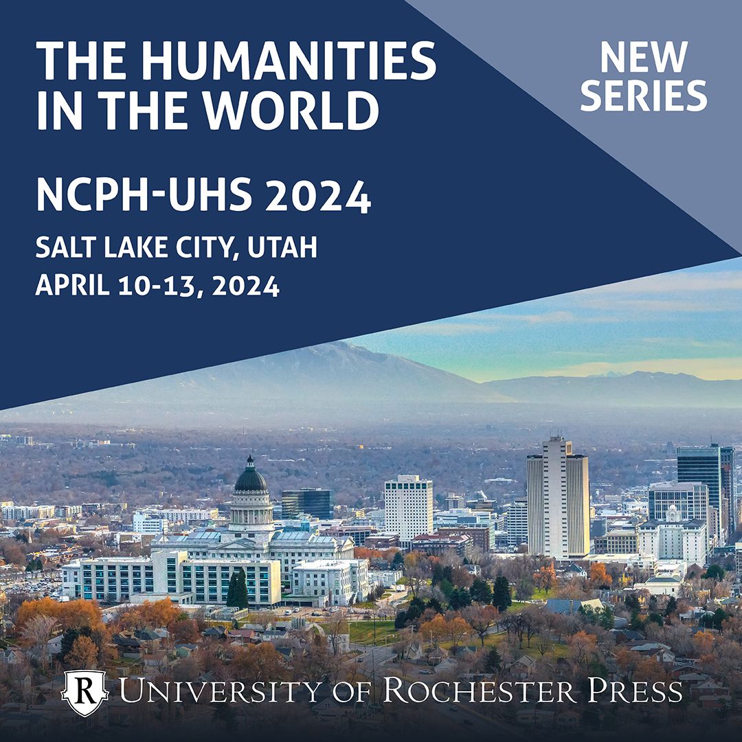 In Salt Lake City for #NCPHUHS2024? Come by the #URPress stand to learn more about the new Humanities in the World series. Series co-editor Tanya Bakhmetyeva is on hand to hear about new projects & to answer questions. buff.ly/4cQTQMg #publichistory @ncph @Sonia_Kane