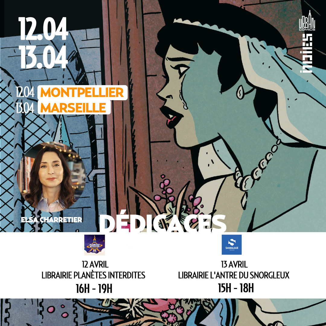 Elsa Charretier la dessinatrice derrière Love Everlasting sera en dédicaces le 12 et 13 avril dans le sud de la France ! ❤️ Toutes les infos ici : urban-comics.com/rencontrez-els… 📍 12.04 - Montpellier - 16h00 📍 13.04 - Marseille - 15h00 #bd #dedicaces #librairie #lecture #books