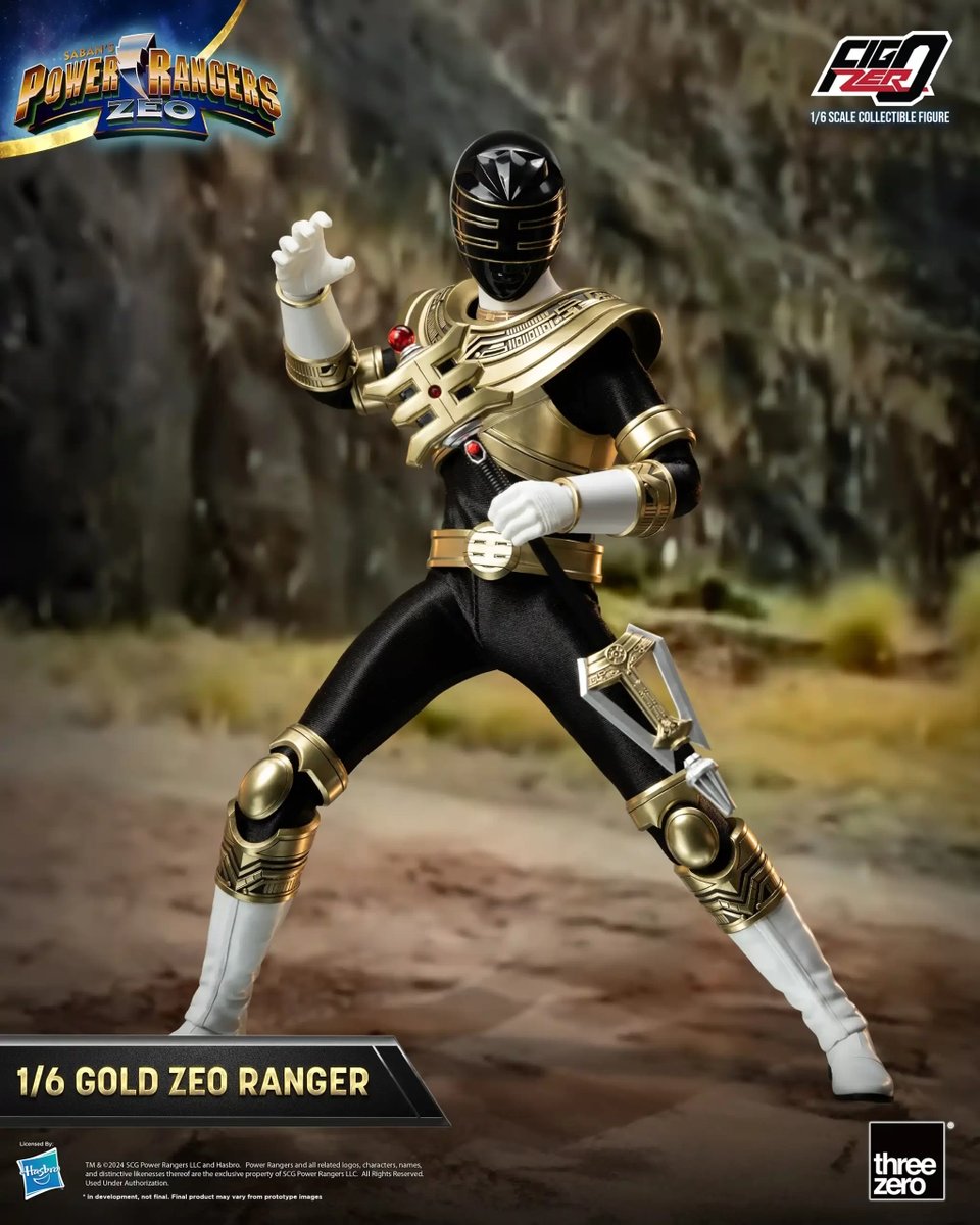 Releasing Q4 by @threezeroHK: FigZero 1/6 #PowerRangers Gold Zeo Ranger!
At 12' tall, it features 34 points of articulation & fabric & plastic parts. It includes a transforming Golden Power Staff & 4 pairs of hands.

⚡ Info, 12 hi-res photos & discussion: rangerboard.com/index.php?thre…