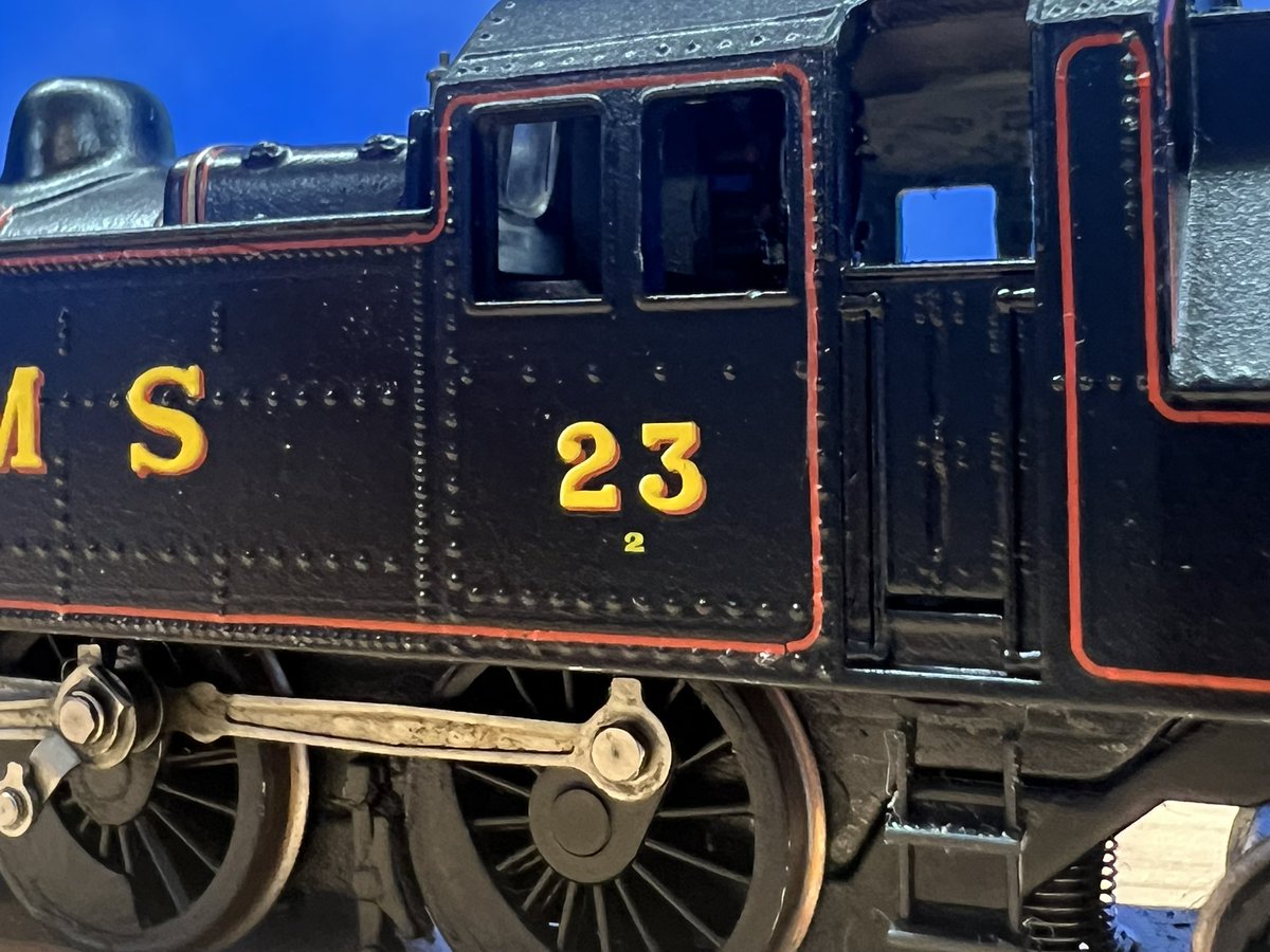 rwsnwr12's tweet image. Barry the Rescue Engine! Admittedly i was dismayed to find out he was a tank engine, but he is ready for commuter work. The livery was inspired somewhat by LMS passenger black albiet with more boiler bands