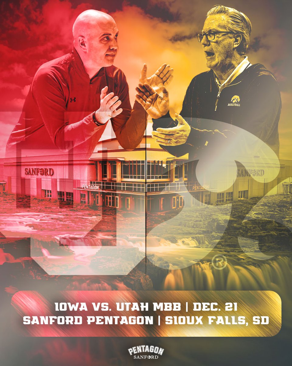 📢 ON SALE NOW – ONLINE ONLY 📢 Tickets for the Dec. 21 non-conference matchup between @IowaHoops and @UtahMBB are on sale NOW – ONLINE ONLY. Secure your seats: bit.ly/3Ucb13H #SanfordSports