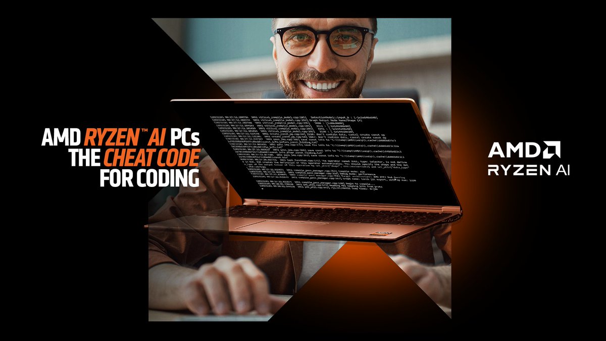 GPT-based LLMs can help you code with confidence! See how to configure your own AI coding assistant locally on your AMD Ryzen AI PC or Radeon 7000 Series graphics without need for an internet connection. bit.ly/3wSTF2J