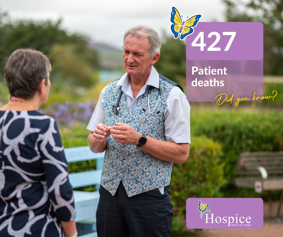 Did you know that in 2023, we supported 427 adult patient deaths?💜 This was made up of deaths that occurred on our in-patient unit, in the community & within hospital. Special acknowledgement to our team who made sure each death was filled with compassion, dedication & respect.