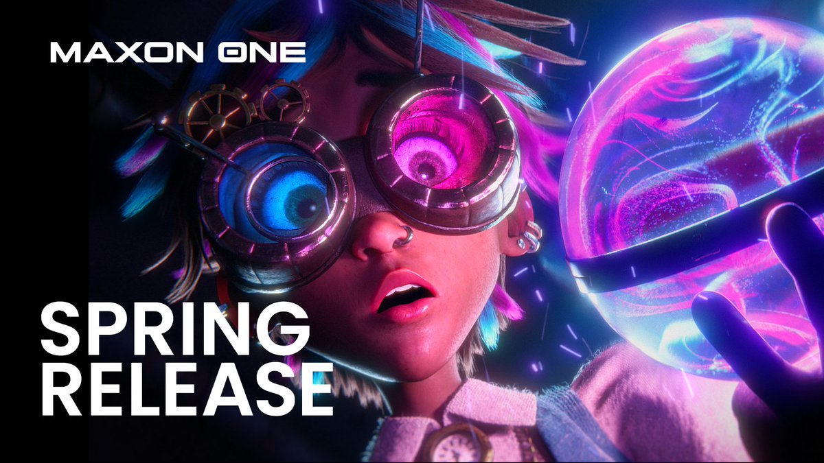📣 #MaxonOne Spring release is packed with updates! Including an all new particle system for #Cinema4D, Toon rendering & volume displacement for #Redshift, faster performance for #TrapcodeParticular, all new #RedGiantGeo and a whole lot more!
👀 maxonvfx.com/4aKynmk 🔗