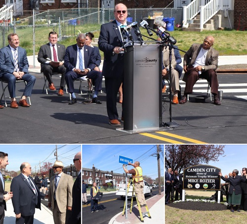 Acting @NewJerseyDOT Comish Fran O’Connor recently hailed completion of a $10M local #roadway project; a #street honoring Heisman Trophy winner & former @NFL Running Back Mike Rozier. #transportation #travel #road #construction @aashtospeaks