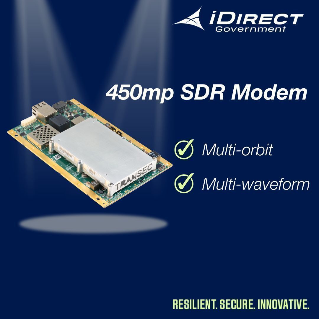 Be prepared for any SATCOM mission with our multi-orbit, multi-waveform SDR modem, the 450mp. This state-of-the-art technology provides maximum flexibility in terminal design for warfighters at the tactical edge. 

Learn more: buff.ly/3Iithl6

#450mp #4Series #iDirectGov