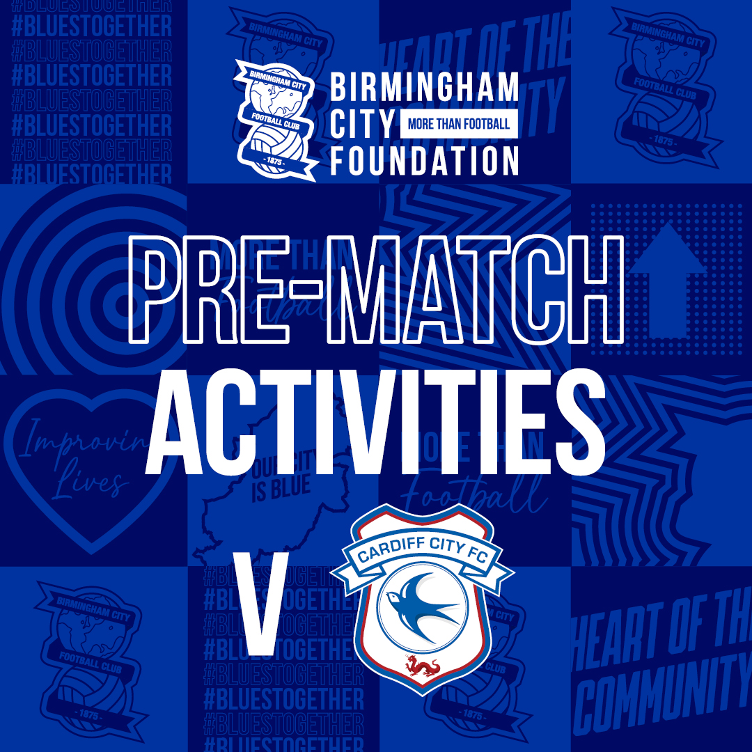 Get yourself match ready with our pre-match activities starting from 6pm! 😁🔵 #BCFC #Matchday