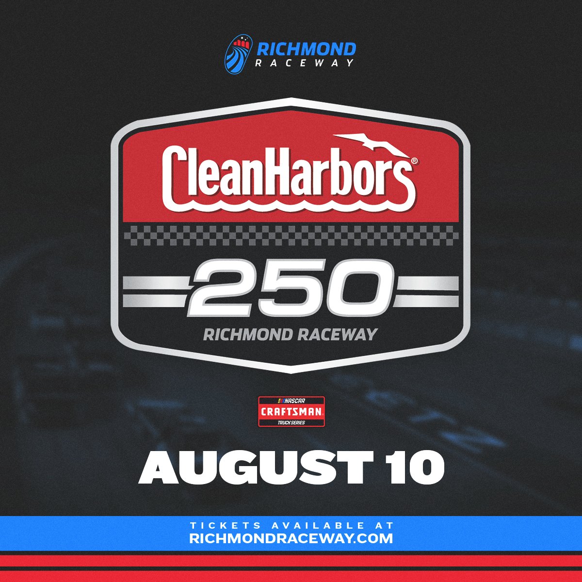 We are thrilled to announce that @CleanHarbors has joined us for the #CleanHarbors250 in August!