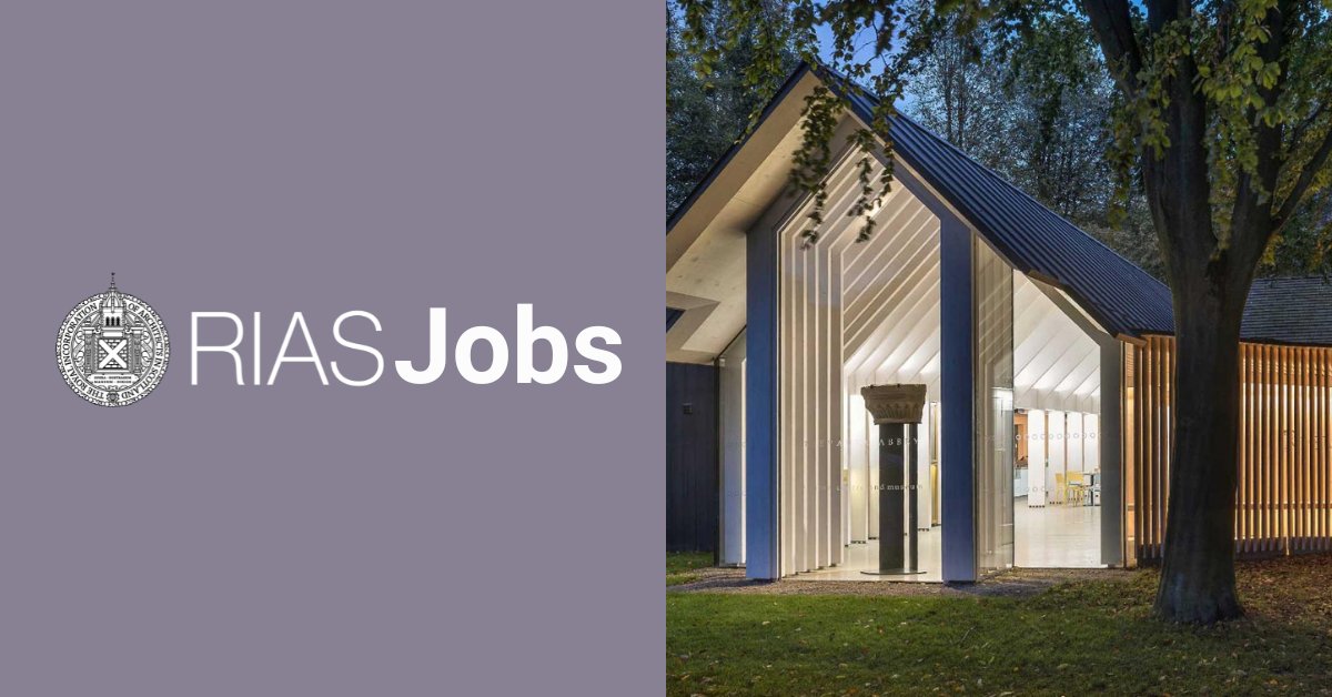 #RIASJobs I Simpson & Brown are looking for an architectural assistant or newly qualified architect with an interest in conservation and sustainable architecture to join their practice in #Edinburgh Apply by 17 April: rias.org.uk/for-architects…