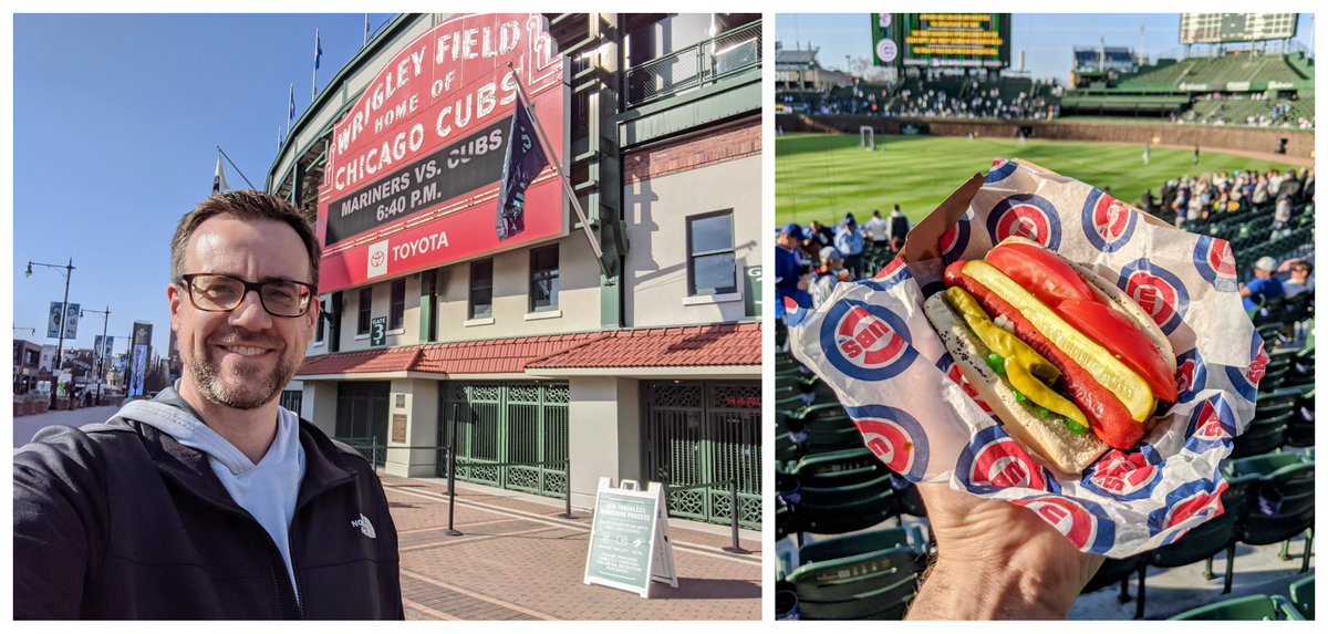 I began my 2023 travels one year ago today at Wrigley Field! This was my first time visiting the historic ballpark, which opened in 1914. I remember being very excited to snap a selfie in front of the famed marquee and eat a Chicago-style hot dog. ⚾️🌭 #YouHaveToSeeIt