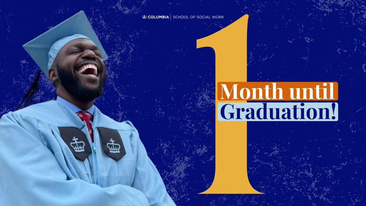 The countdown begins! Just ONE MONTH until #CSSWGrad2024, and we are greatly looking forward to celebrating the dedication and myriad accomplishments of our fabulous students. Stay tuned for more #graduation updates in the coming weeks!