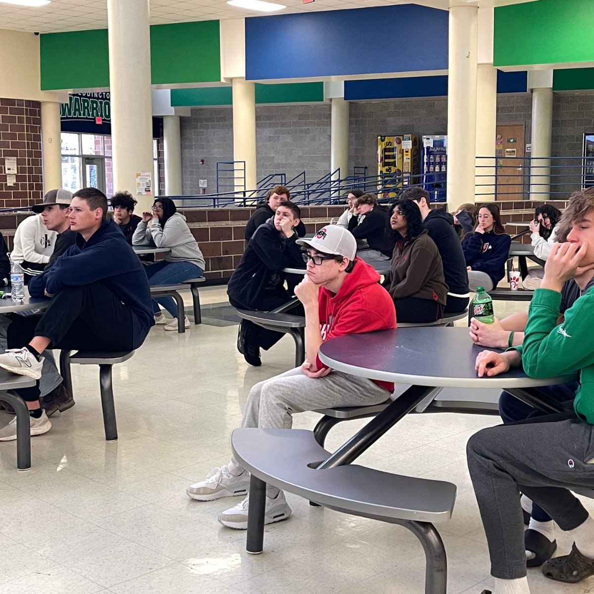 Mr. Adam Philemon shared his career path from oil changer to Certified Master Technician. Students enjoyed learning about his high skill level and expertise, turning a hobby and passion into a lucrative and thriving career that he loves!  #portraitofagraduate @UCPSNC  @AGHoulihan