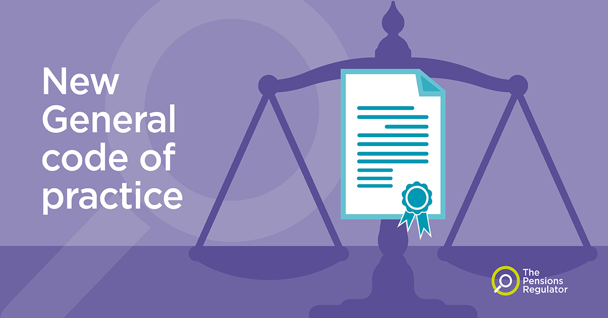 Is your scheme governance up to date? Our new general code of practice came into force on 28 March. It provides one source of clear, regularly updated, and consistent information on scheme governance and administration. Read it now: ow.ly/3ygl50Raiqg #Pensions