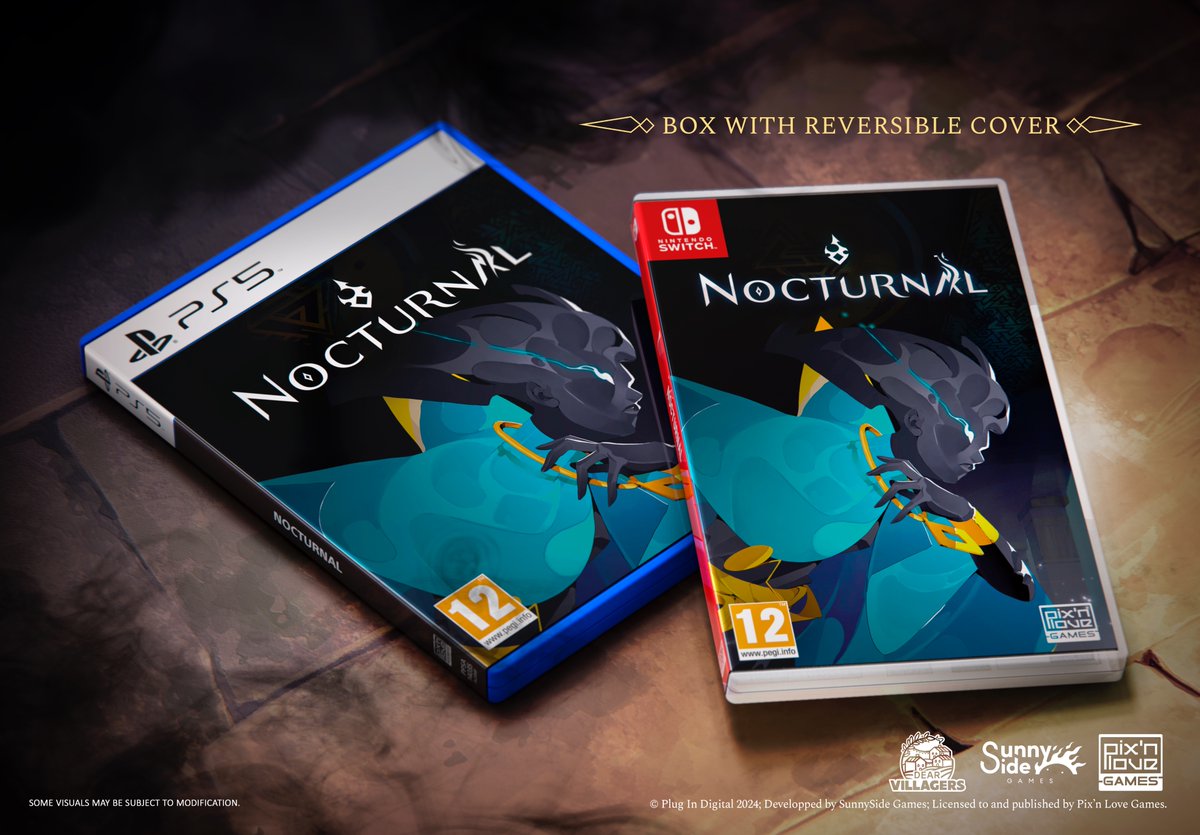 Pix'n Love, SunnySide Games and Dear Villagers are happy to announce the physical edition of Nocturnal 🔥 on #NintendoSwitch & #PS5! A real favorite, this beautiful action-platformer is a must-have on the indie scene. + more info tomorrow