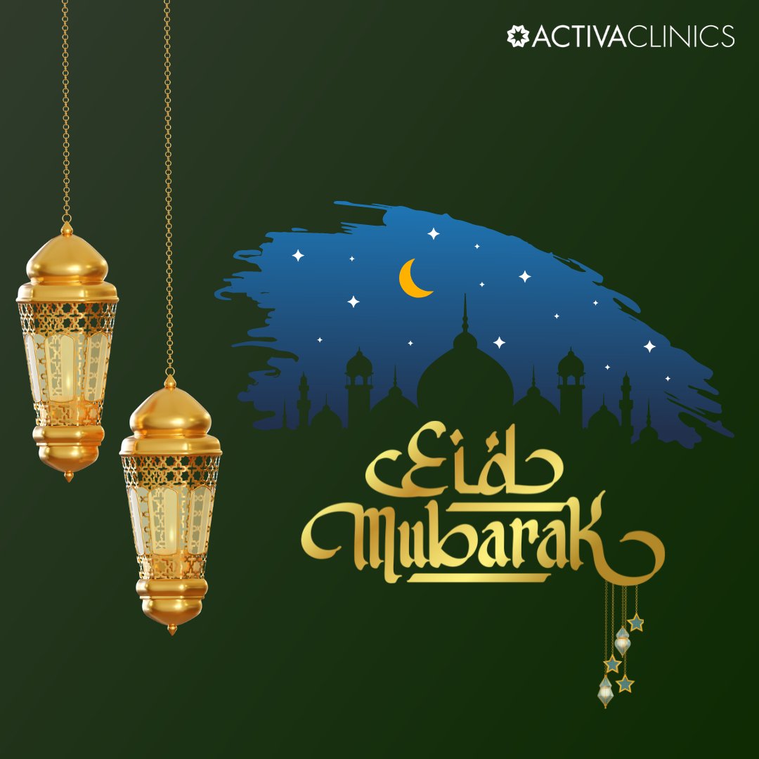 ✨ Eid Mubarak from @activaclinics ! ✨

Wishing you and your loved ones a joyous Eid filled with blessings, happiness, and good health. May this special occasion bring peace, prosperity, and strength to your life.

#EidMubarak #HealthAndHappiness #PhysiotherapyCare