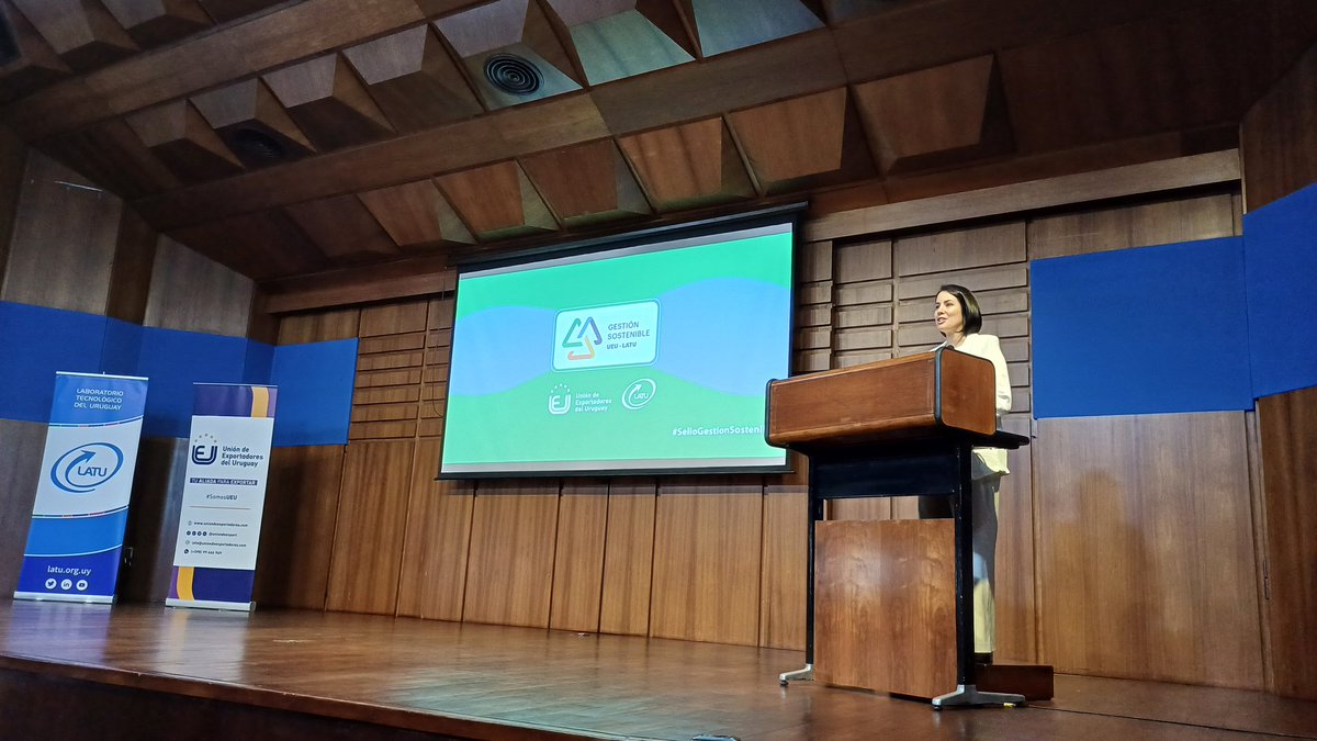 #AHORA En el Auditorio del Parque Tecnológico de @LATU_uy comienza la ceremonia de lanzamiento del Sello Gestión Sostenible UEU-LATU, edición 2024. #SomosUEU #SelloGestionSostenible