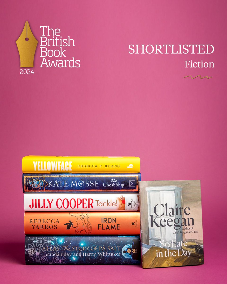 This year’s fiction shortlist runs the gamut from literary fiction to fantasy and from historical adventure on the high seas to pin-sharp contemporary satire. 

It's time to shine the spotlight on our Fiction shortlist ahead of The #BritishBookAwards (#Nibbies)👇