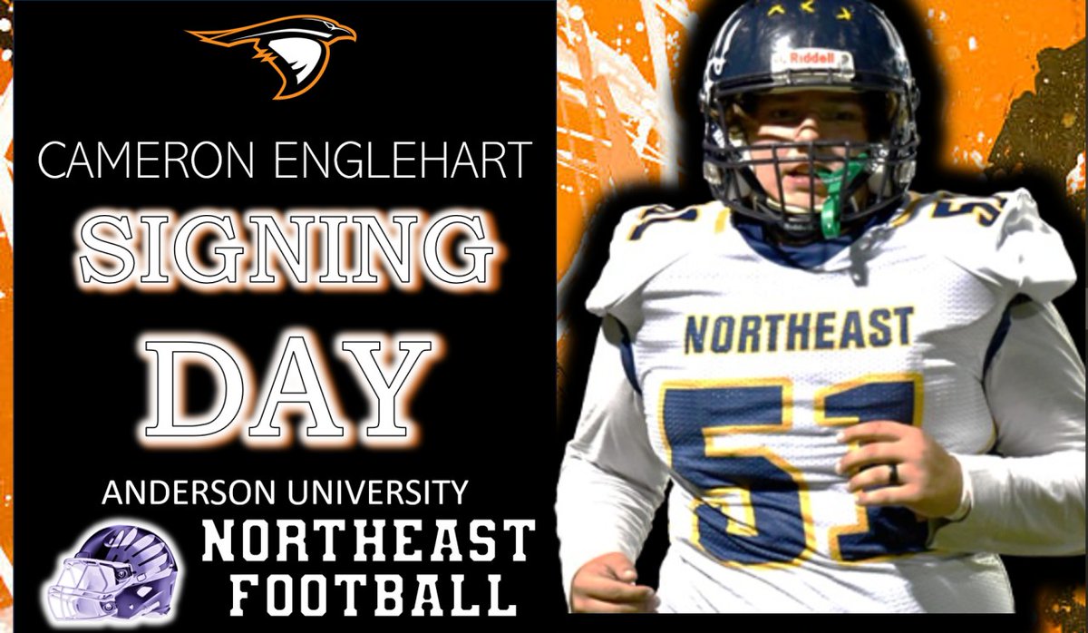 🦅🦅 CAMERON ENGLEHART'S SIGNING DAY 🦅🦅 #AndersonUniversity #NortheastEagles