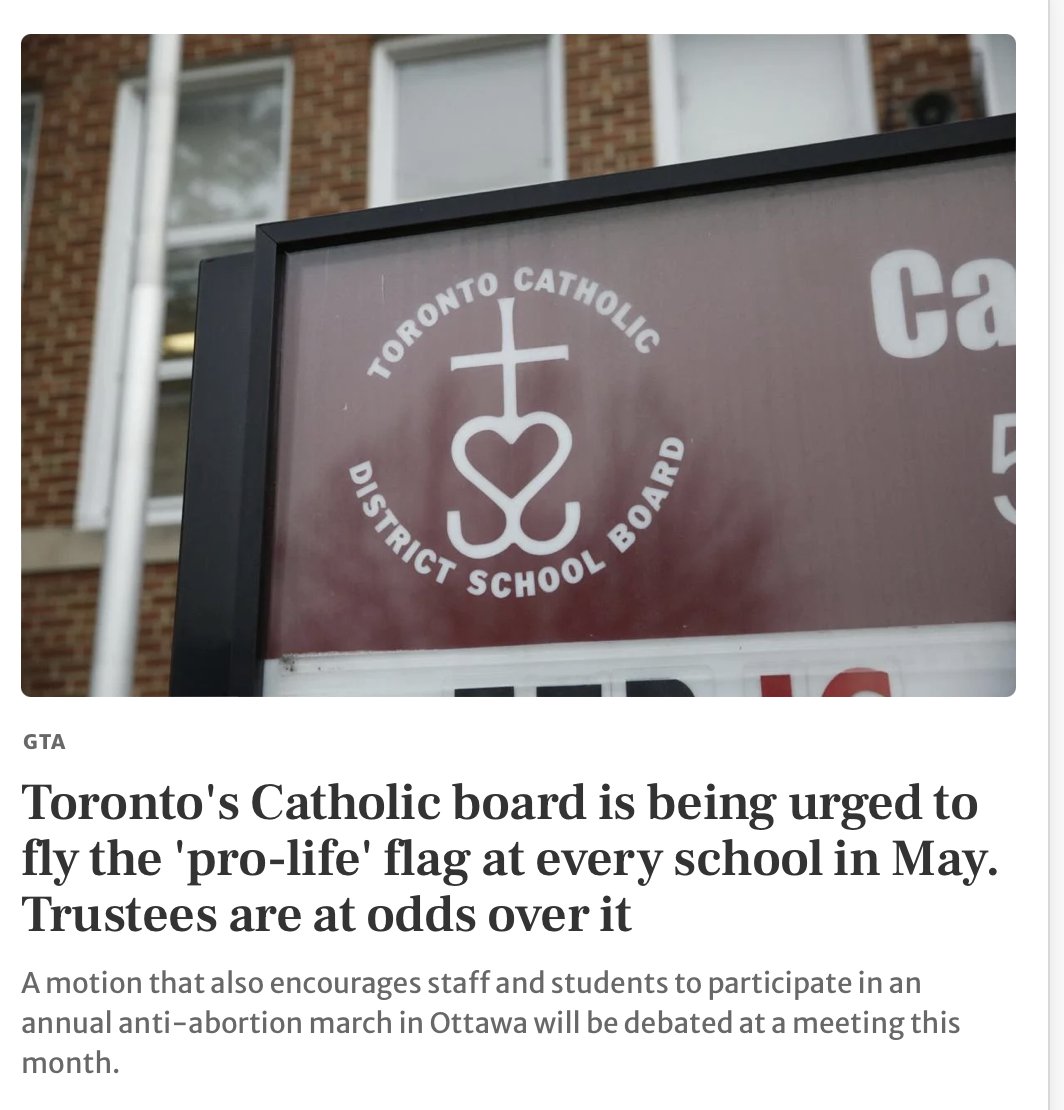 TY @gregbradyTO for the chat in response to this @TorontoStar article . We serve on the Board of Trustees to provide opportunities to students and a welcoming environment to learn in. American style, right wing politics has no place at the @tcdsb @am640 @mariarizzo @idalipreti…