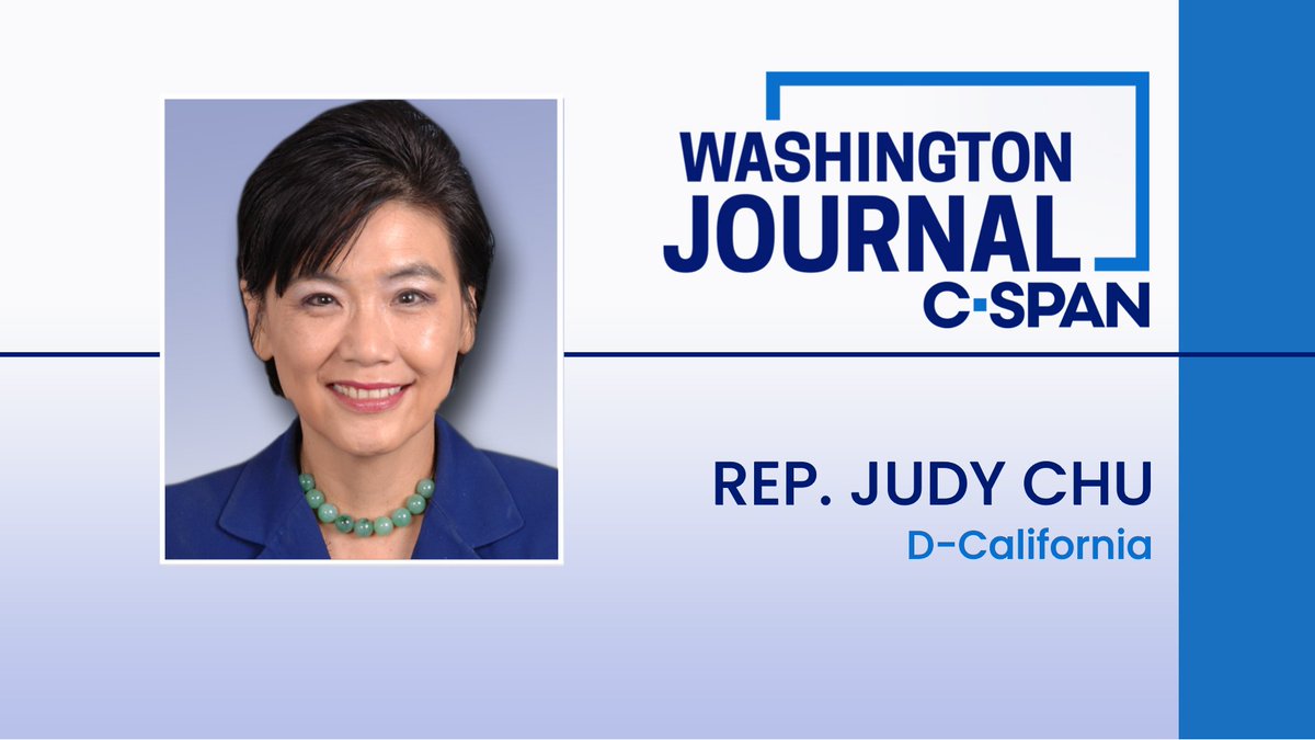 THURS| Rep. Judy Chu (D-CA, @RepJudyChu) a member of Progressive Caucus, discusses the Arizona Supreme Court abortion ban, U.S aid to Ukraine & Israel, and the Mayorkas impeachment proceedings. Watch live at 8:30am ET!