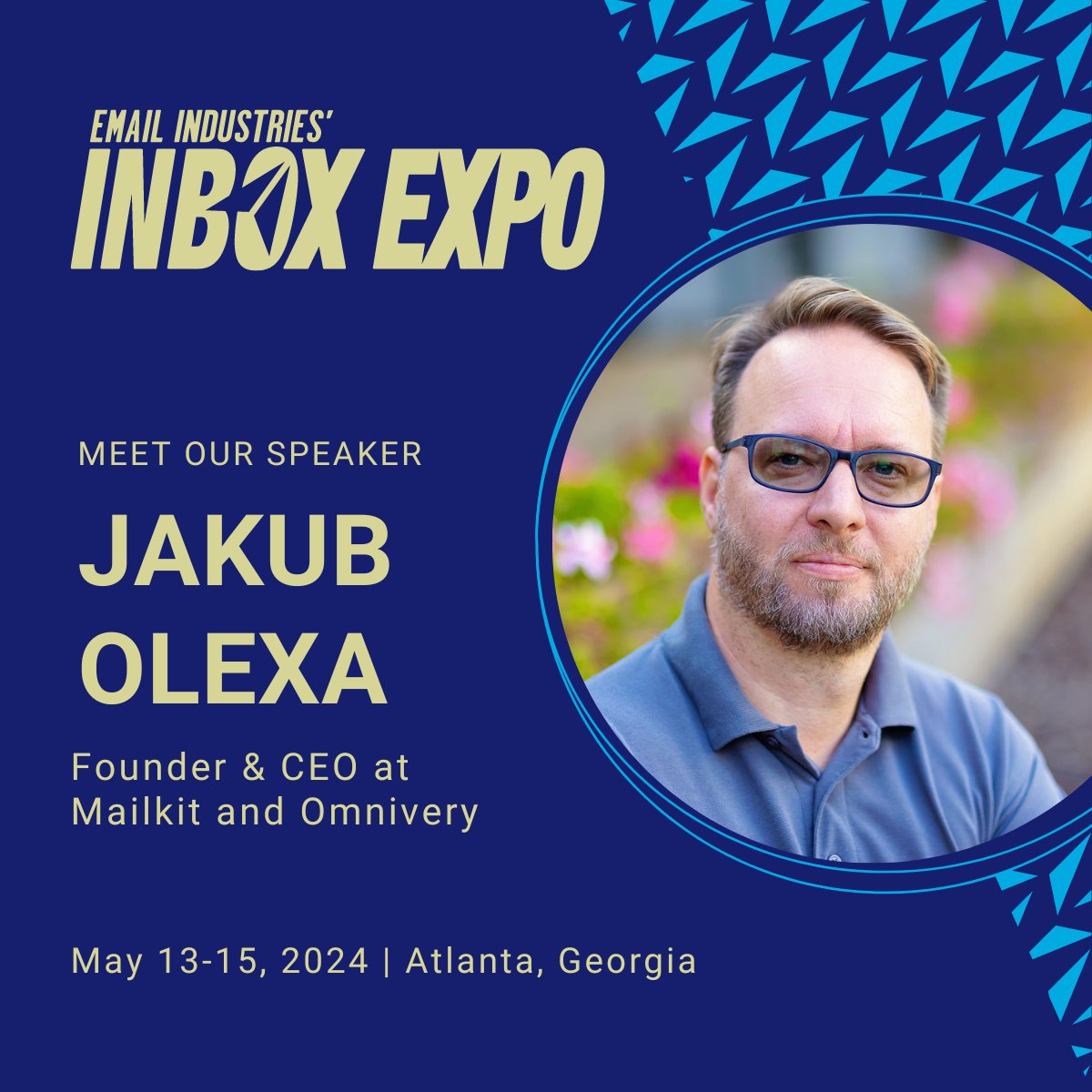 Jakub Olexa <a href="/BusyAvidGuy/">Jakub Olexa</a>, Founder and CEO of <a href="/mailkit/">Mailkit</a> and <a href="/omnivery/">omnivery</a>, has been in the email industry for over 15 years. This May, he’ll join Inbox Expo as a speaker!

There are still some tickets left for you to join: inboxexpo.com/tickets-atlant…

#InboxExpo #InboxExpoAtlanta