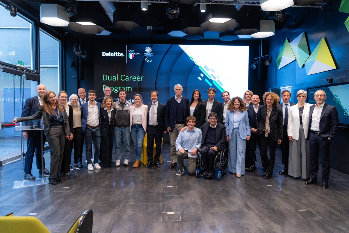 Fondazione Milano Cortina 2026 sostiene il progetto Dual Career di @DeloitteItalia che promuove la formazione e la crescita degli studenti-atleti tramite borse di studio e l'offerta di coach personali. Per un'Italia più forte nello sport e più competente nel lavoro! @giomalago…