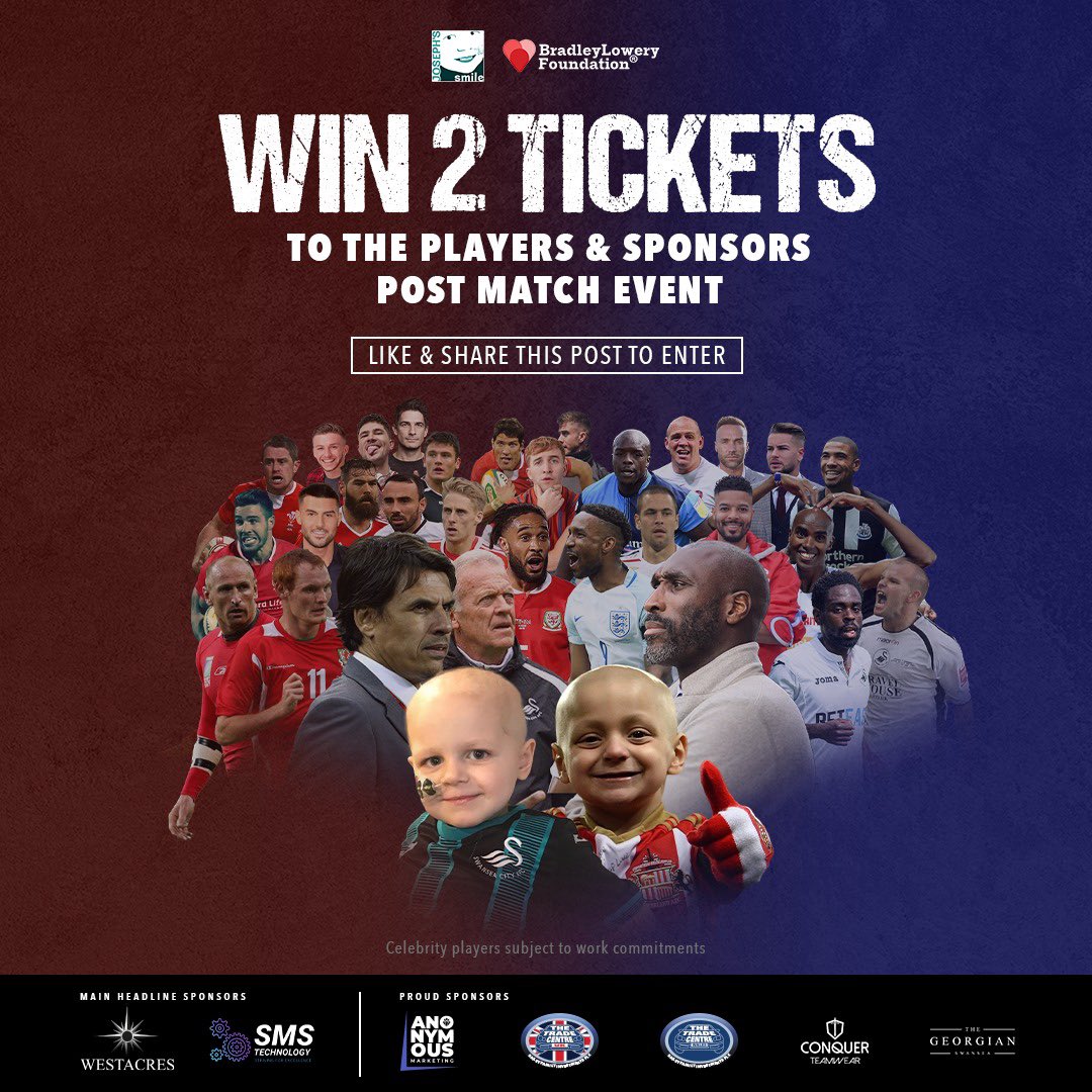 Win 2 tickets to our post-match players/sponsors event at Swansea.com stadium. We have two sets of tickets available and two simple ways to enter this exciting prize draw! Please see the message below: