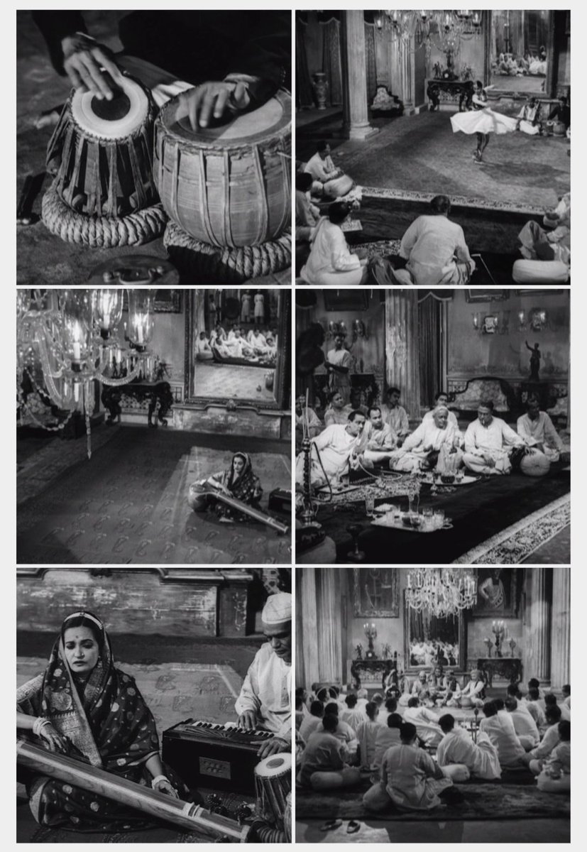 Jalsaghar (The Music Room) by Satyajit Ray was the first film to feature Indian classical music, and it starred shehnai player Ustad Bismillah Khan, Hindustani singer Begum Akhtar, surbahar player Ustad Wahid Khan, and the Kathak dancer Roshan Kumari.