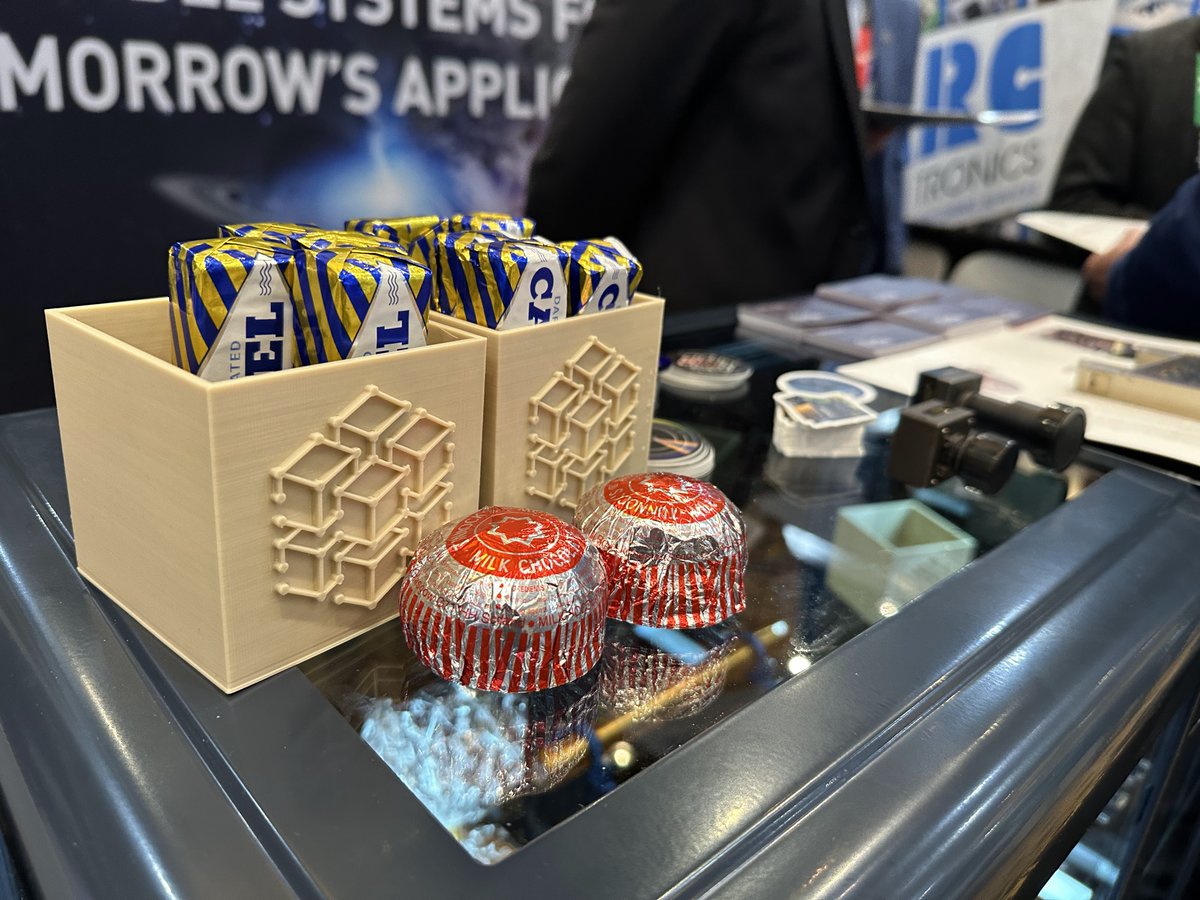 We're excited for day three of the #SpaceSymposium! If you haven't yet, come stop by booth 428 to meet the team (and may be get some chocolates and stickers)! #SpaceIsAwesome