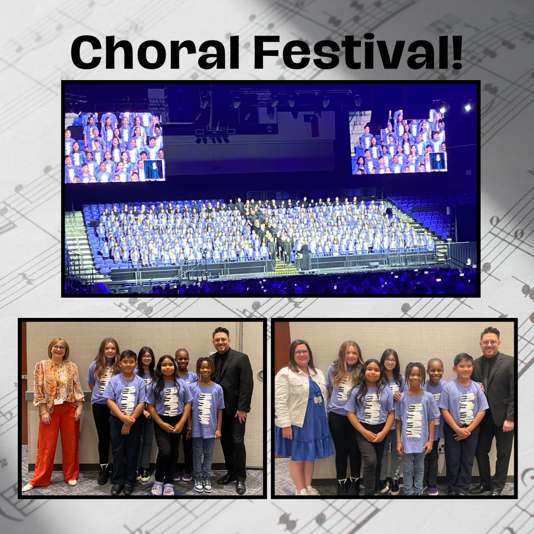 Congratulations to these six 5th graders and Mr. Bell on a spectacular District Choral Festival last night! #MatzkeProud