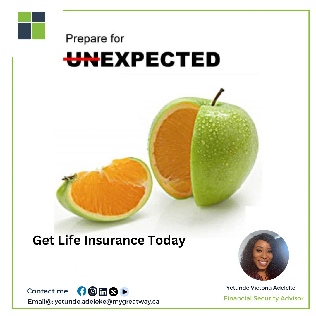 YetundeAdeleke_'s tweet image. Connect with me Today for your insurance policy, financial advice and insurance options.

#lifeinsurance101 #LifeInsurance #investment #insurancetips