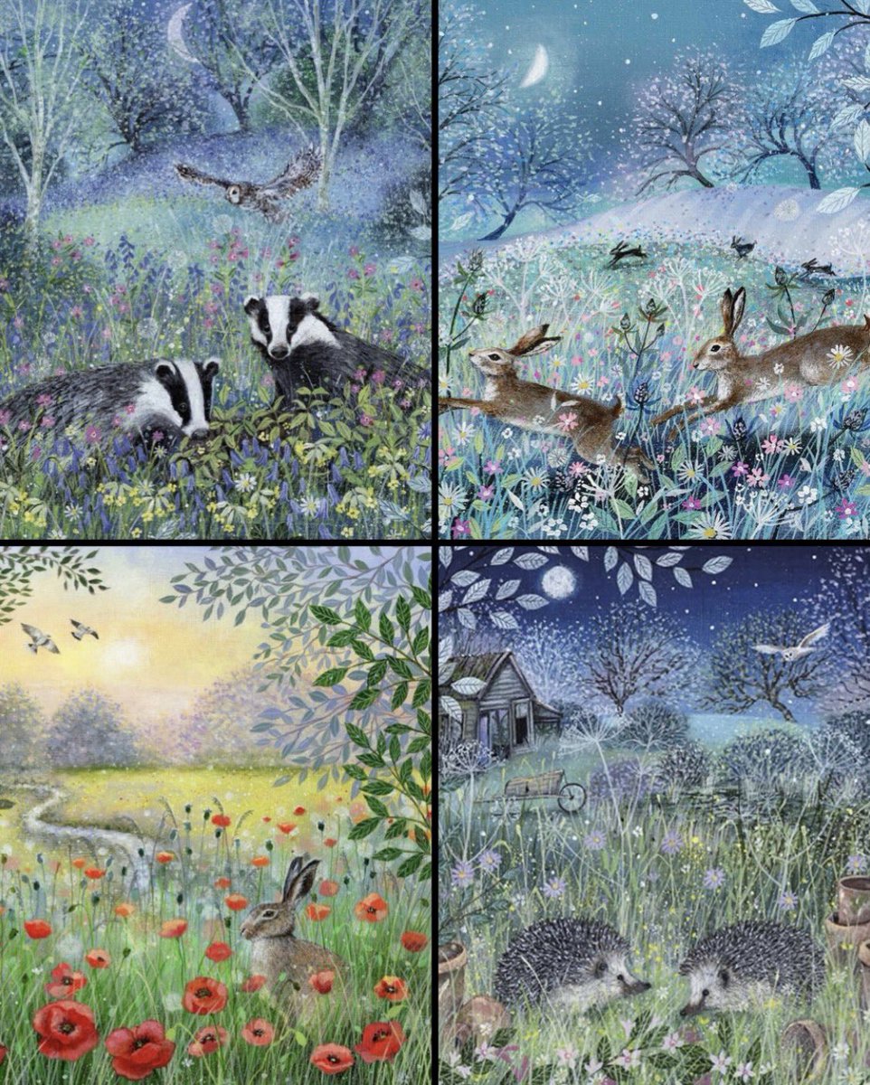 Wildlife as depicted by Lucy Grossmith