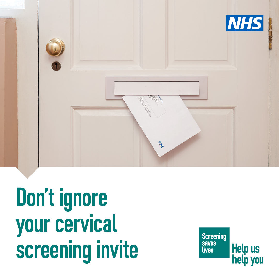 More than 4 million people are invited for cervical screening in England each year. Cervical screening can help stop cancer before it starts, so don't ignore your invite. Book your smear test.