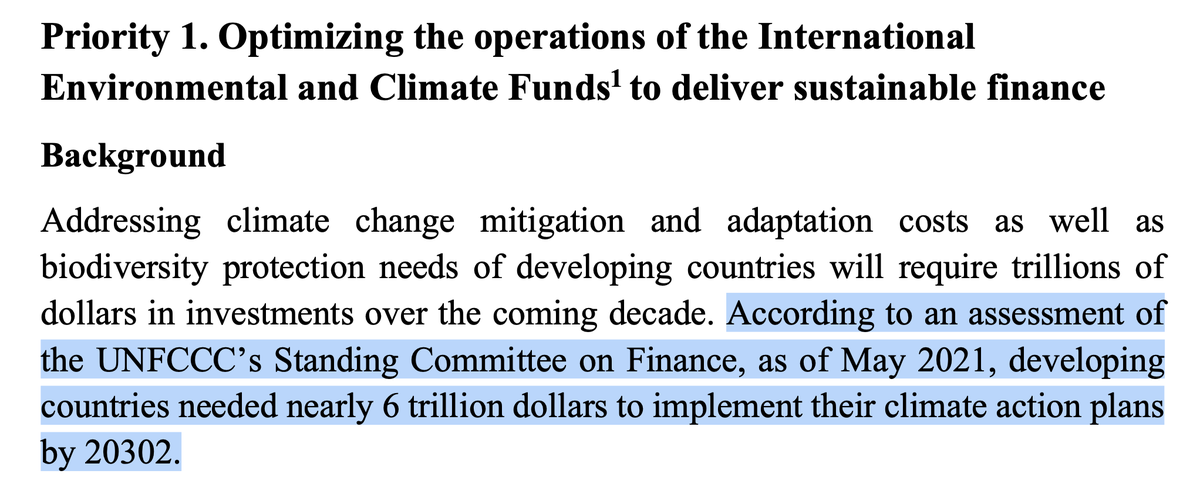 'You'll get your funds developing countries. In 20302.' Hope it's freudian @g20org...