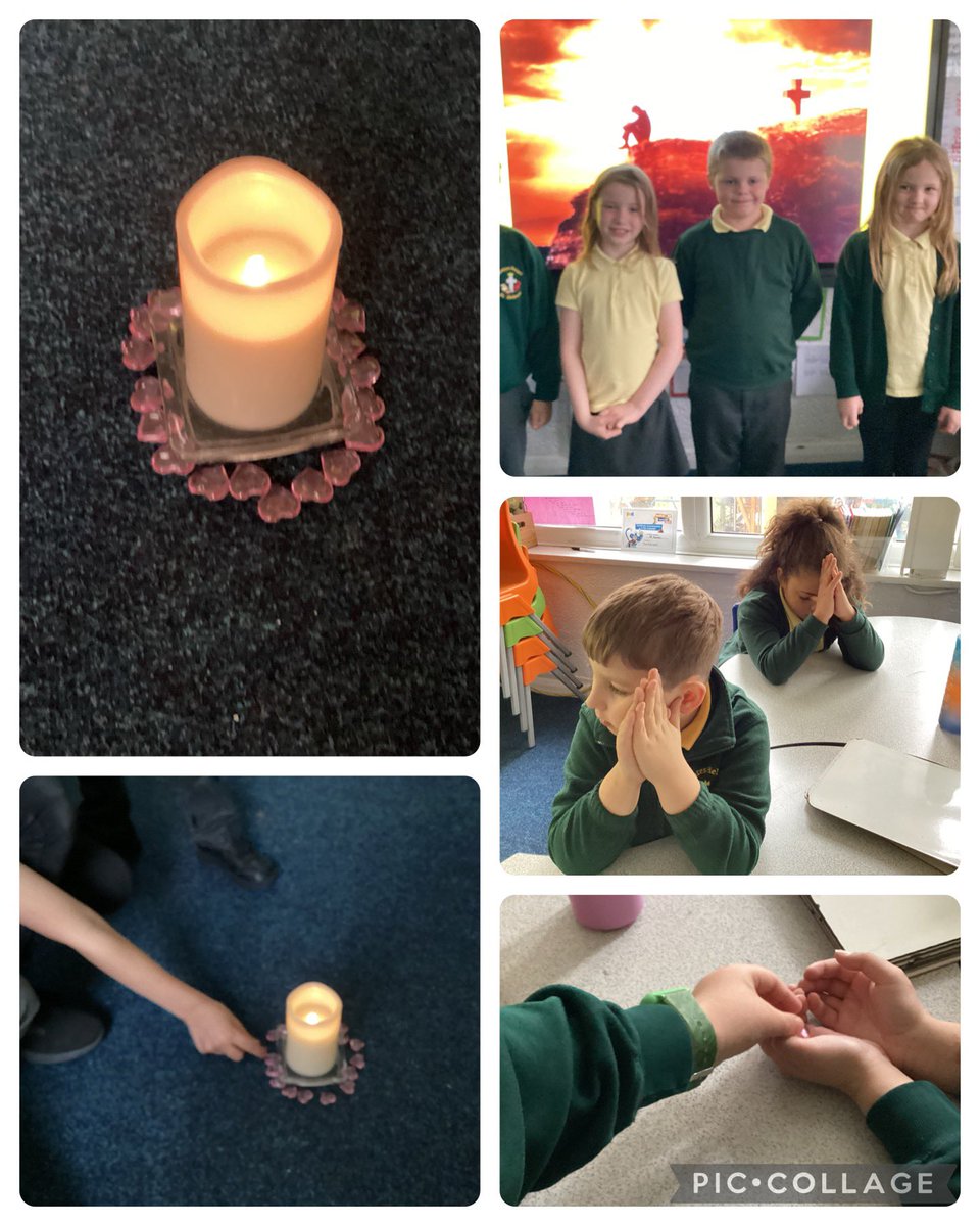 #StDavids Diolch grwp2 for a thoughtful pupil led worship where we were reminded that Jesus is always with us and we should trust in him.