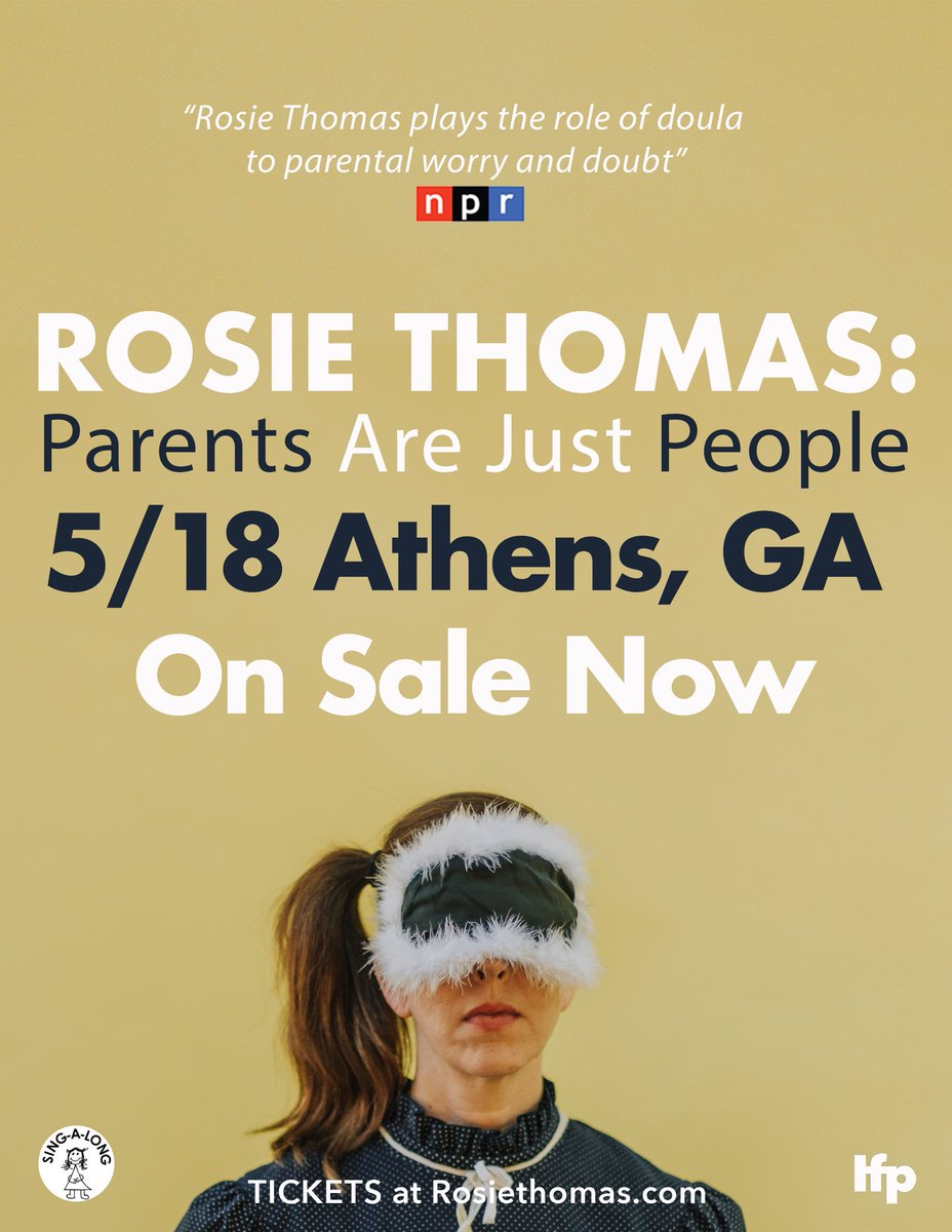 Living Room Show - 
Athens, GA - 5/18! 
Parents Are Just People
Tickets: rosie-thomas.myshopify.com/products/copy-…