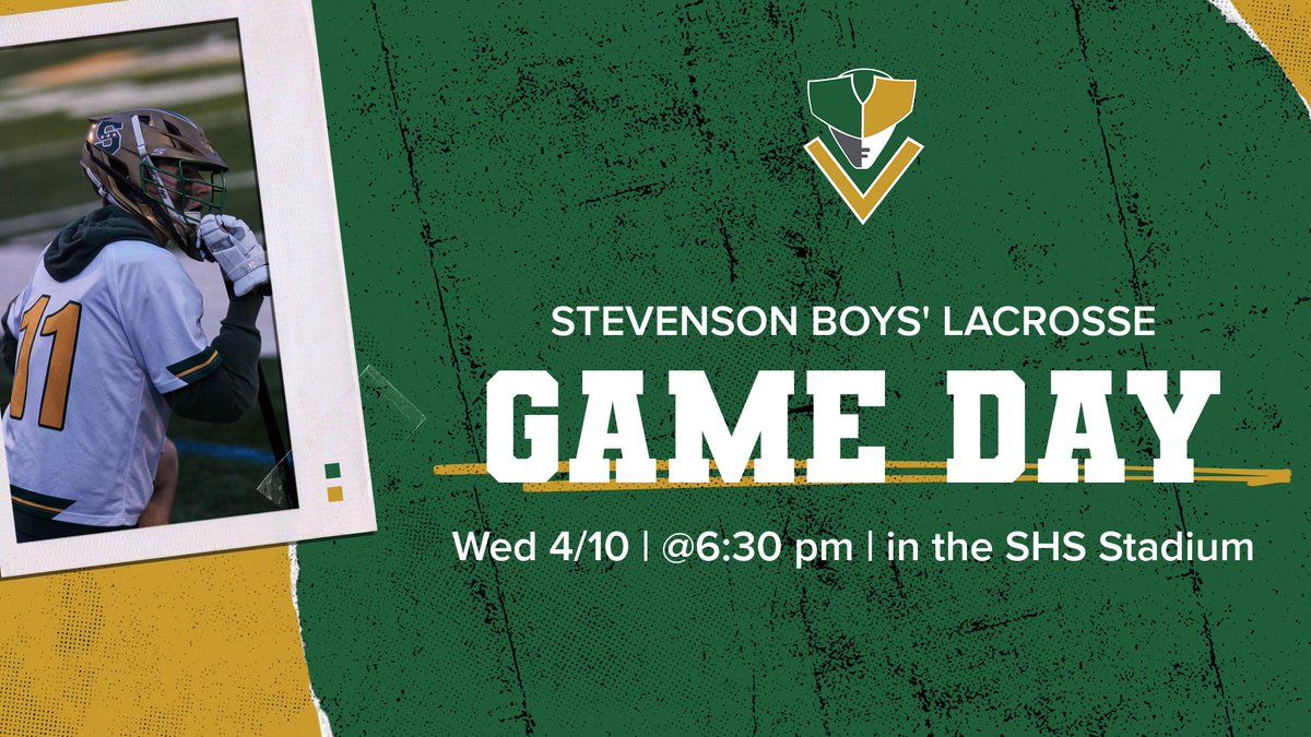 The boys' lacrosse team is back in action tonight, 4/10 in the SHS Stadium against conference opponent Lake Zurich. Face off begins at 6:30 pm. Come cheer on your Patriots! @shspatriot @stevensonhs @patslax #patriotpride