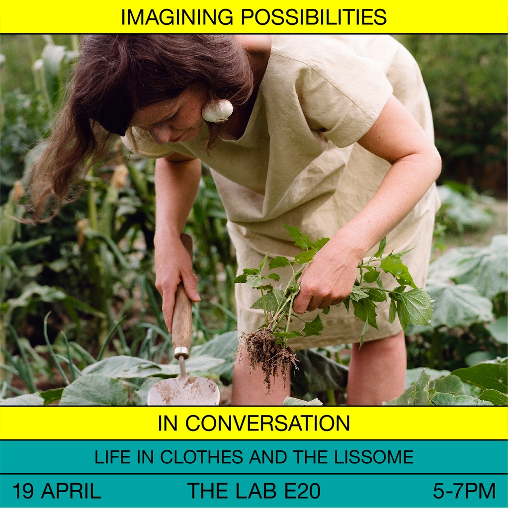 Join us for a conversation with Dr. Mila Burcikova and Dörte de Jesus @The_Lissome as they discuss Mila's Life in Clothes research and feature in the Lissome on Friday 19th April, 5-7pm, The Lab E20 & Online. Free tickets are available to book now 🌱 l8r.it/s5Z3