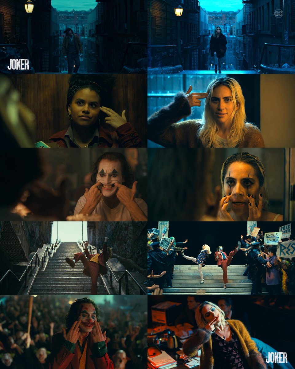 The visual parallels between 'JOKER' and ‘JOKER: FOLIE À DEUX’